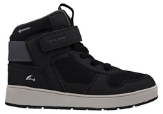 Ботинки зимние Viking Jack Mid Gtx Warm с липучкой, черный