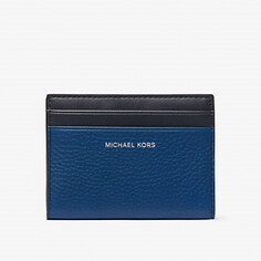 Кошелек Michael Kors Hudson Pebbled Leather, синий