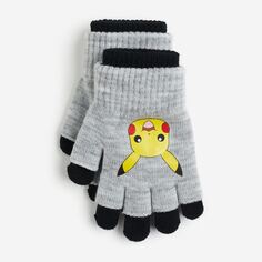 Перчатки H&amp;M x Pokémon Fingerless, серый/черный H&M