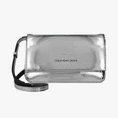 Сумка Calvin Klein Jeans Sculpted Crossbody, серебряный