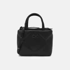 Сумка Calvin Klein Re Lock Quilt Tote Mini, черный