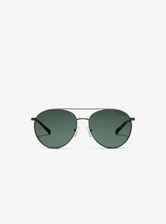 Солнцезащитные очки в форме арки Michael Kors, зеленый