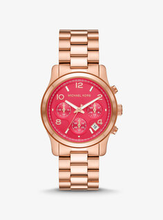 Часы Runway цвета розового золота Michael Kors, розовый