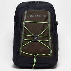 Рюкзак New Balance All Terrain Bungee, черный/темно-зеленый