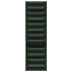 Ремешок Apple Leather Link 45mm M/L, Sequoia Green