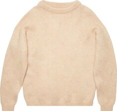 Толстовка Acne Studios Crewneck Jumper &apos;Warm Beige&apos;, загар