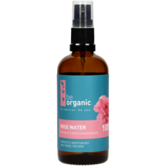 Be Organic гидролат для лица на основе розовой воды, 100 мл