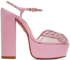 Розовые босоножки на каблуке Farfalla Sophia Webster