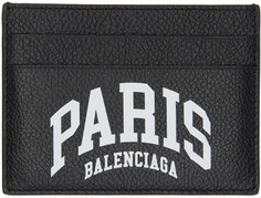 Черная визитница &apos;Paris&apos; Balenciaga