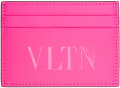 Маленький розовый холдер для карт VLTN Valentino Garavani