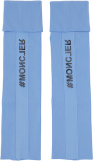 Синие носки с гетрами Moncler Grenoble