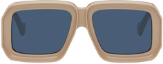 Бежевые солнцезащитные очки Paula&apos;s Ibiza Diving Mask Loewe