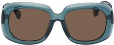 Синие солнцезащитные очки Linda Farrow Edition 75 C3 Dries Van Noten