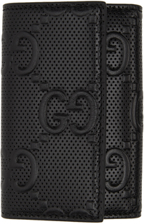 Черный кошелек для ключей Gucci Signature