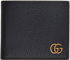 Черный бумажник GG Marmont Bifold Gucci