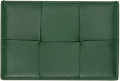 Зеленый чехол для кредитной карты Bottega Veneta