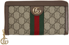 Бежевый кошелек GG Supreme Ophidia Gucci