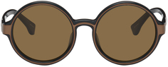 Серые солнцезащитные очки Linda Farrow Edition 83 C2 Dries Van Noten
