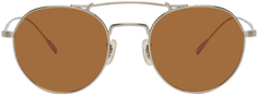 Серебряные солнцезащитные очки Reymont Oliver Peoples