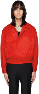 Эксклюзивная красная куртка-бомбер SSENSE Coach Commission