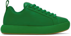 Зеленые кроссовки с подушками Bottega Veneta