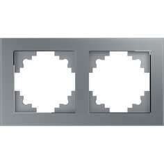 Горизонтальная двухместная рамка STEKKER