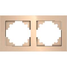 Горизонтальная двухместная рамка STEKKER