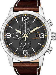 Японские наручные мужские часы Citizen CA0618-26H. Коллекция Eco-Drive