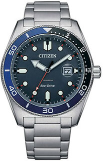Японские наручные мужские часы Citizen AW1761-89L. Коллекция Eco-Drive