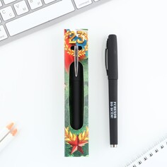 Ручка шариковая пластик, черная паста NO Brand