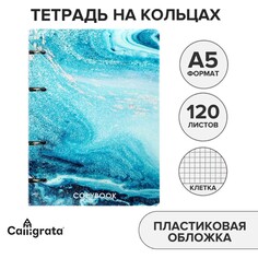 Тетрадь на кольцах a5 120 листов в клетку calligrata