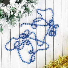 Бусы на елку 2,7 м d-8 мм Зимнее волшебство