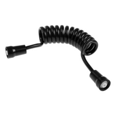 Душевой шланг zein z52ps, для гигиенического душа, 25-150 см, пласт. гайки и втулка, черный