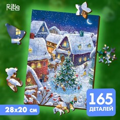 Новогодний пазл фигурный Puzzle