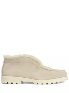 Ботинки замшевые на меху Santoni