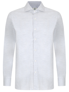Рубашка Regular Fit из хлопка и лиоцелла Luigi Borrelli