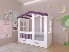 Кровати для подростков Подростковая кровать РВ-Мебель Астра домик с ящиком