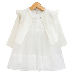 Комплекты детской одежды Lilax Комплект для девочки (жакет и платье) L6004