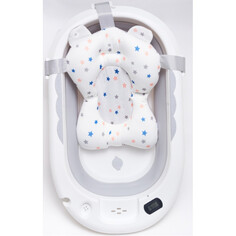 Детские ванночки Agex Складная ванночка для новорожденных с термометром Aqua