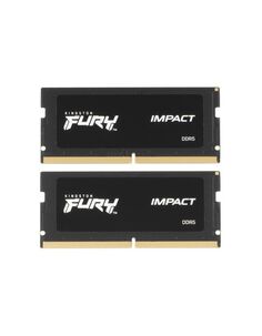 Оперативная память Kingston FURY Impact, CL40 (Kit of 2) SO-DIMM DDR 5 DIMM 32Gb PC44800, 5600Mhz (KF556S40IBK2-32)