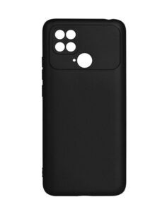 Чехол DF для Poco C40 Silicone Black poCase-08