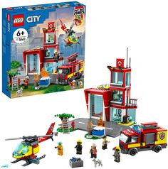 Конструктор LEGO 60320 City Fire Station (Пожарная станция)