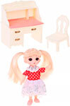 Игровой набор Наша игрушка Модница, в комплекте кукла 15 см., 2 предмета, в ассортименте