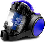 Пылесос напольный Ginzzu VS435 циклонный (черный/синий)