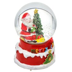 Фигурка декоративная Снежный шар, 8 см, свет, LED, батарейки 3ААА, XM14-7