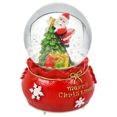 Фигурка декоративная Снежный шар, 8 см, свет, LED, батарейки 3ААА, XM14-59