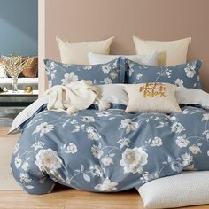 Постельное белье 2-спальное, с европростыней, простыня 215х240 см, 2 наволочки 70х70 см, пододеяльник 175х215 см, Бояртекс, сатин, коллекция Luxor, МК 5 А/В (К)