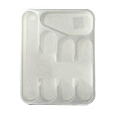 Лоток для столовых приборов 33.5x4.8x26 см, белый, Idea, М1140
