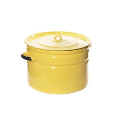 Кастрюля эмалированная сталь, 9 л, с крышкой, крышка сталь, СтальЭмаль, 2с200, индукция