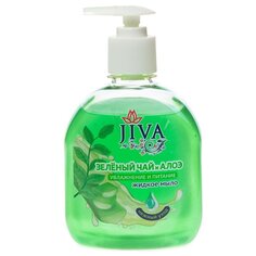 Мыло жидкое Jiva, Зеленый чай/алоэ, 300 мл